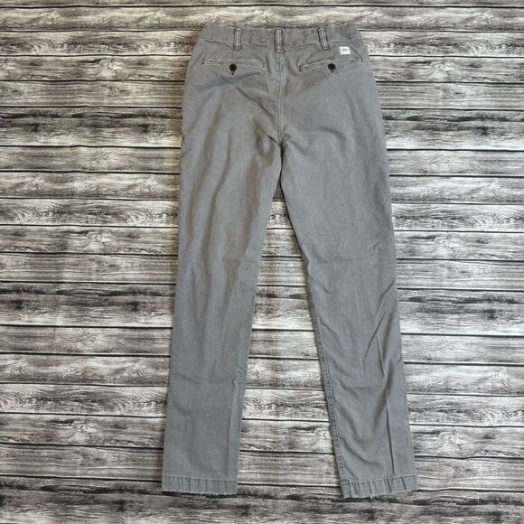 American Eagle Outfitters Flex Men's Slim Fit Light Grey Gray Chinos 29 x 34 Zip - Picture 3 of 13